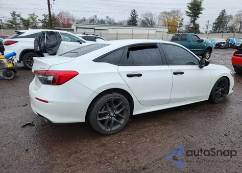 2023 Honda Civic Sport z USA, uszkodzony, nr VIN 2HGFE2F54PH524169